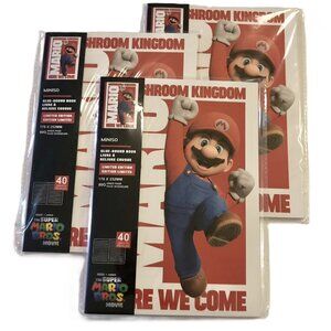 The Super Mario Bros Movie Glue-Bound Book Miniso Collection